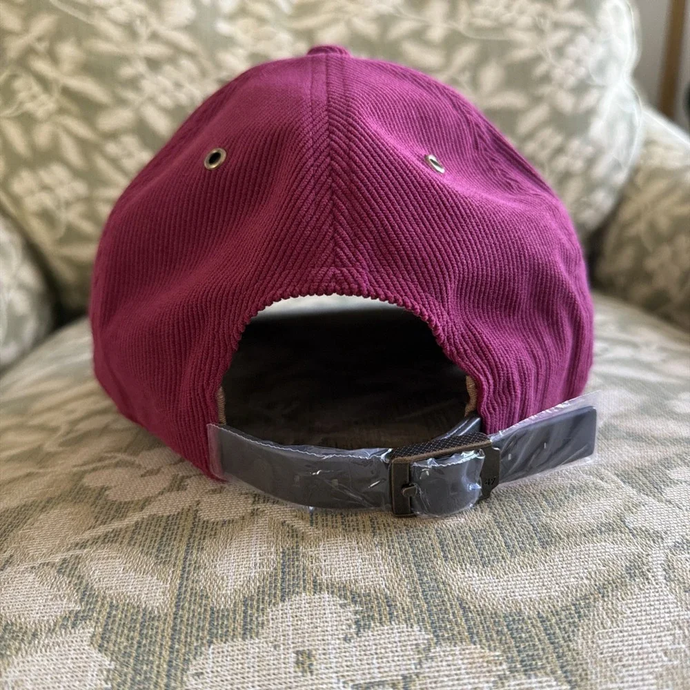 47 Brand Hitch Harvard Corduroy Script Adjustable Strap back Hat Cap NCAA
